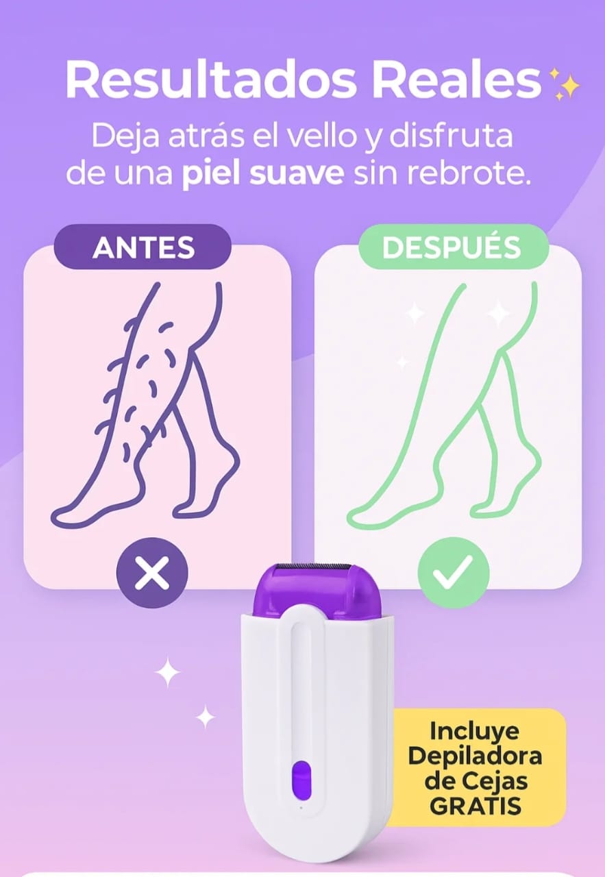 Depiladora Delux® y Depiladora De Cejas + ENVIO GRATIS Y PAGA AL RECIBIR